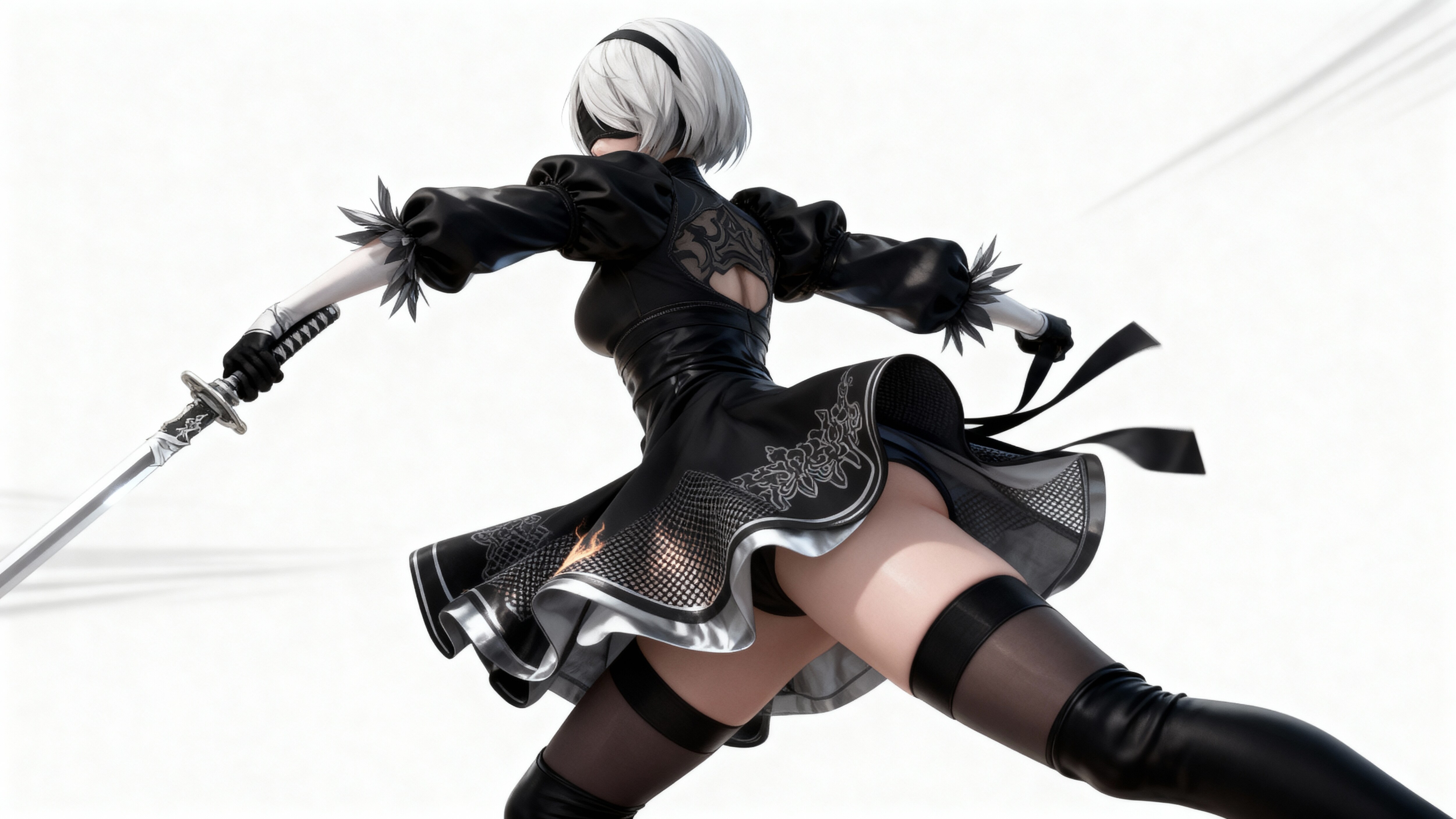 『NieR:Automata』2B (『ニーアオートマタ』ヨルハ二号B型) 放熱スカート装着