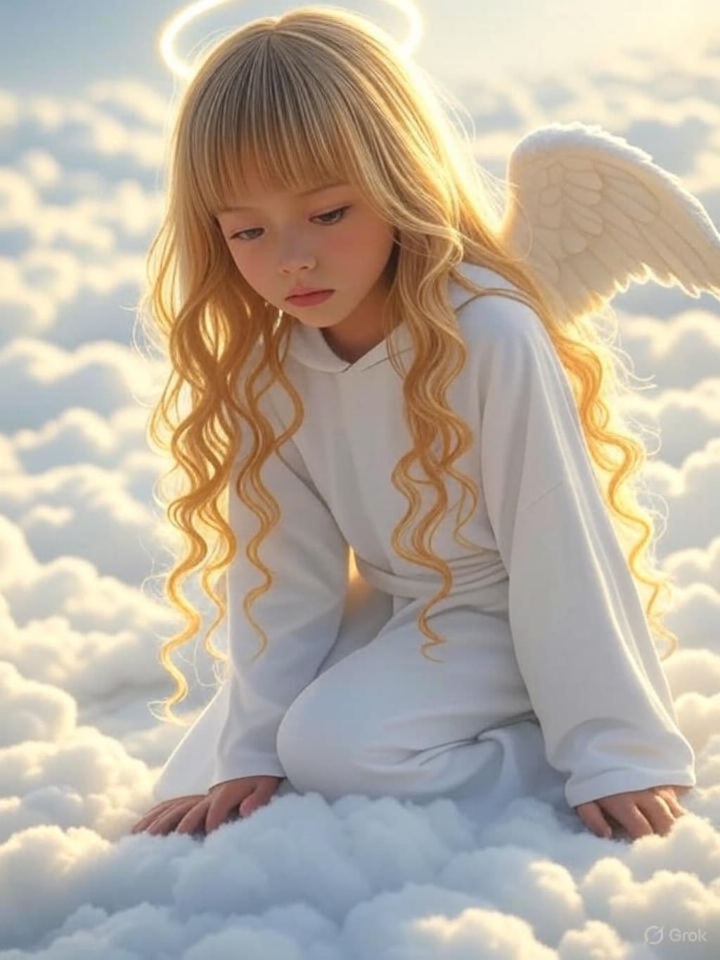 ミラちゃん、下界に落っこちる直前