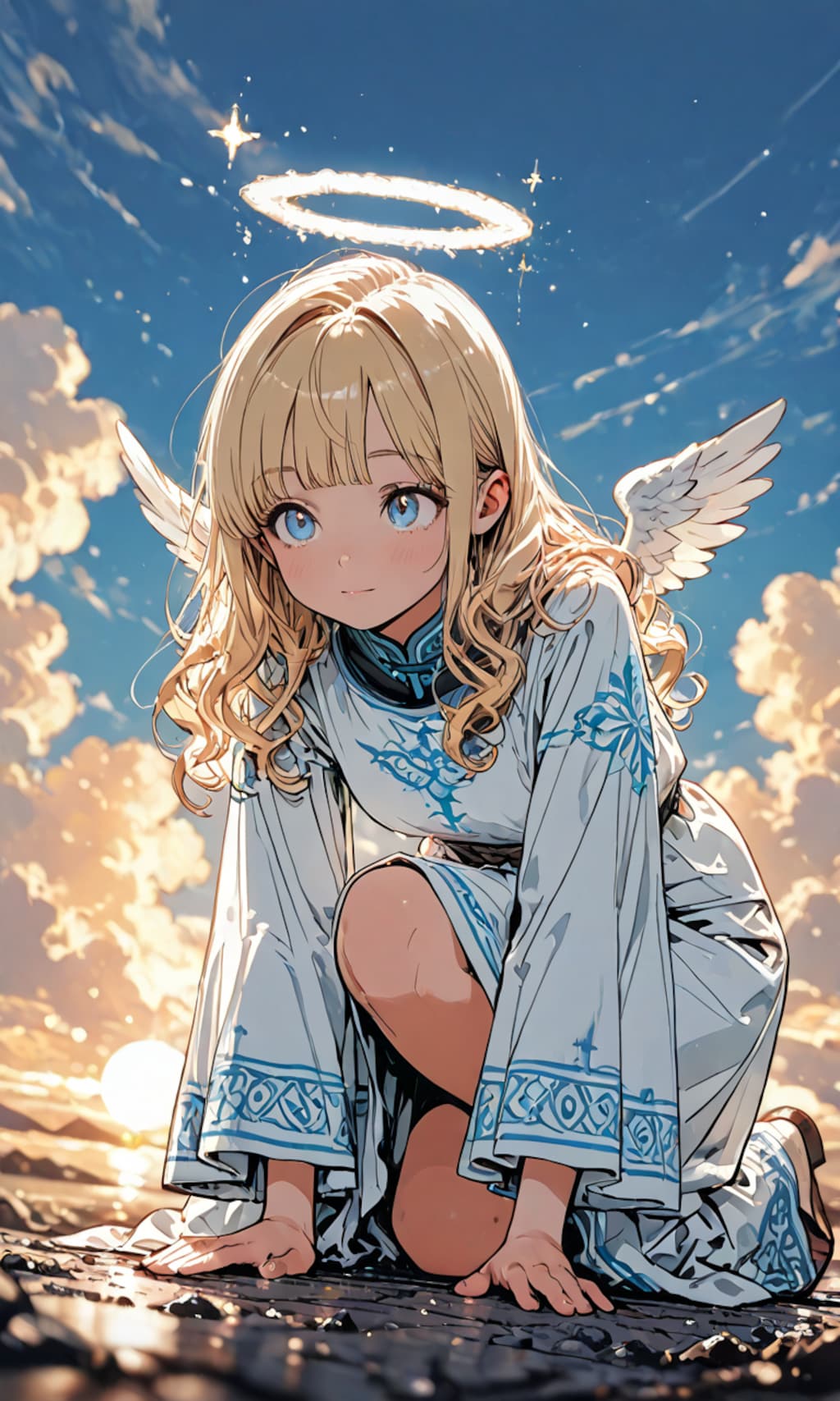 ミラちゃん、下界に落っこちる直前