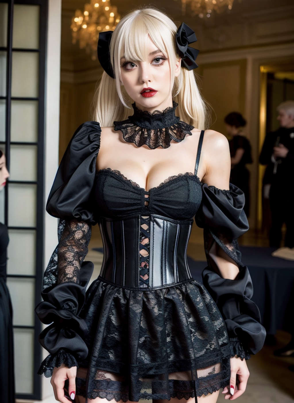 黒ゴスロリAni風女子3