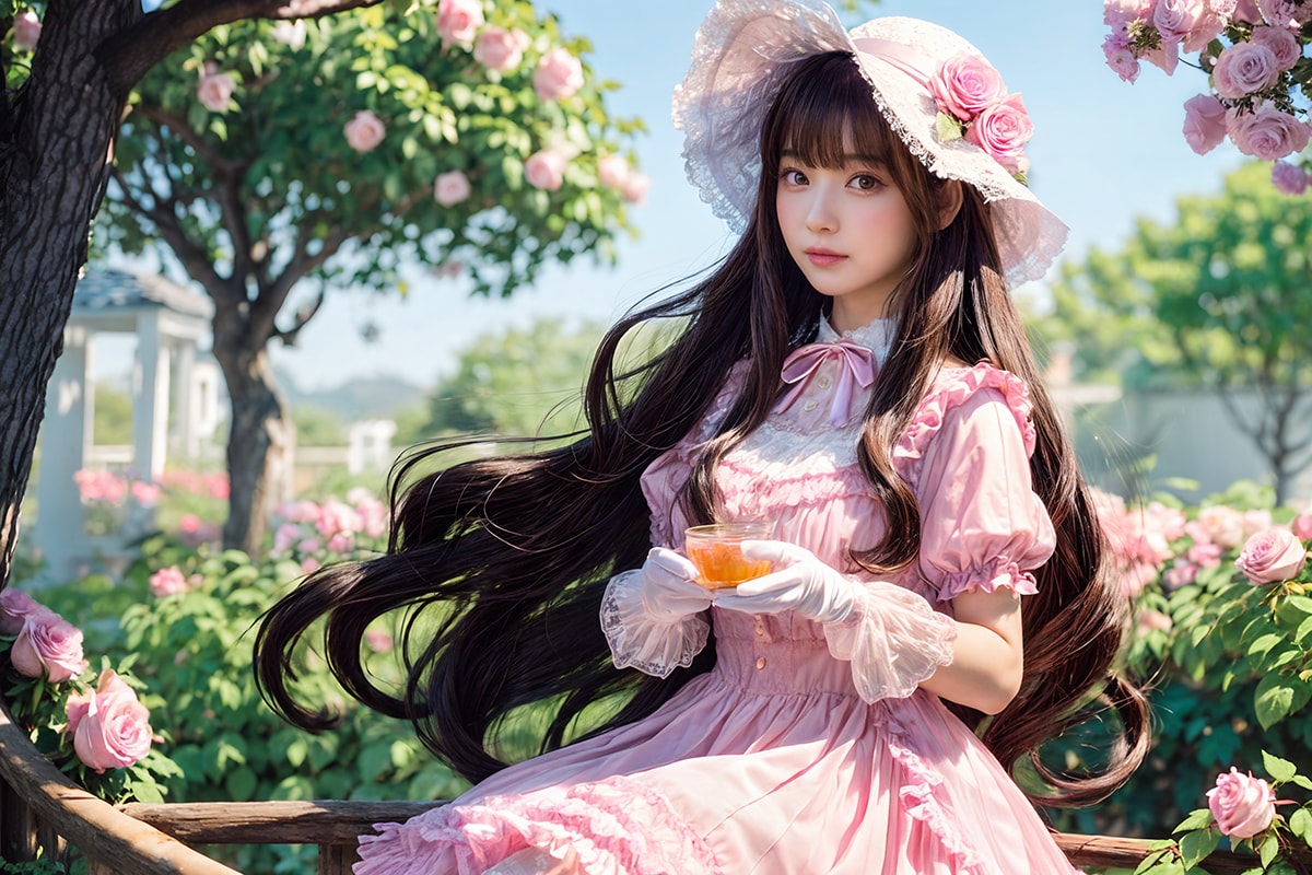 フリフリピンク