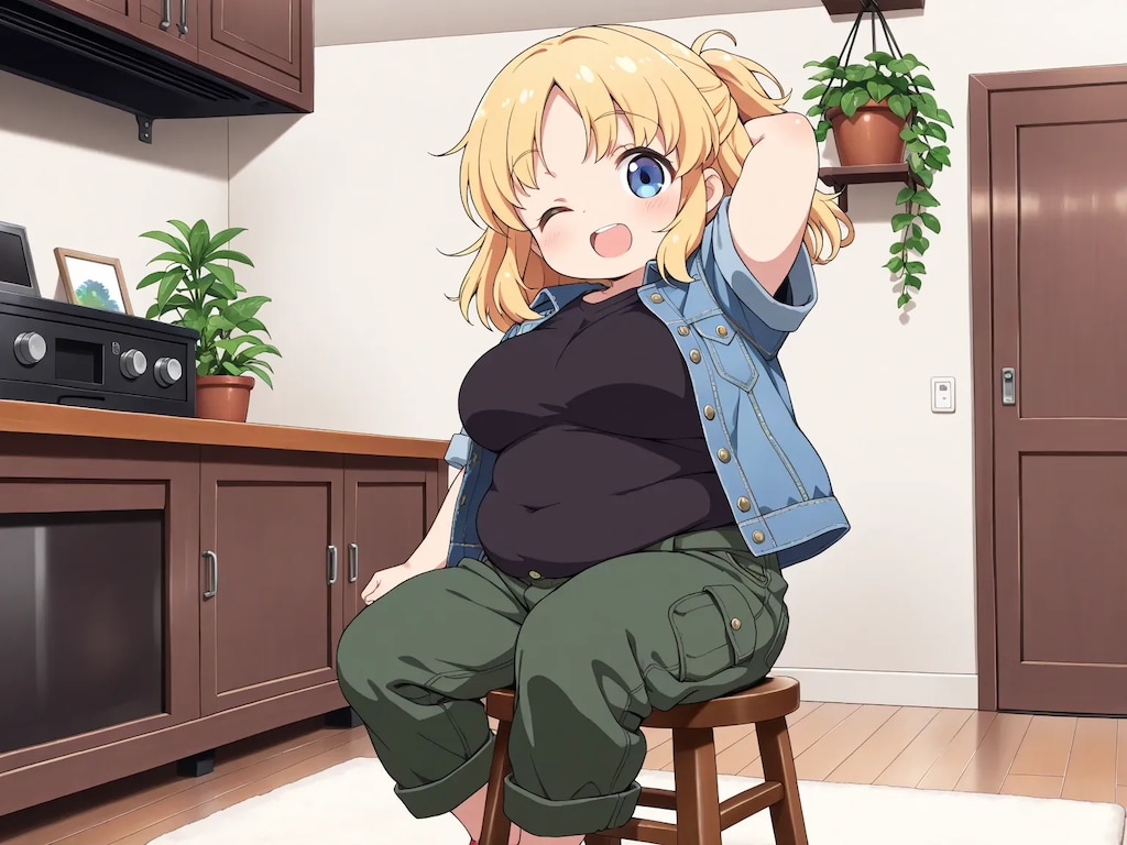 まりあちゃんとリビングルーム