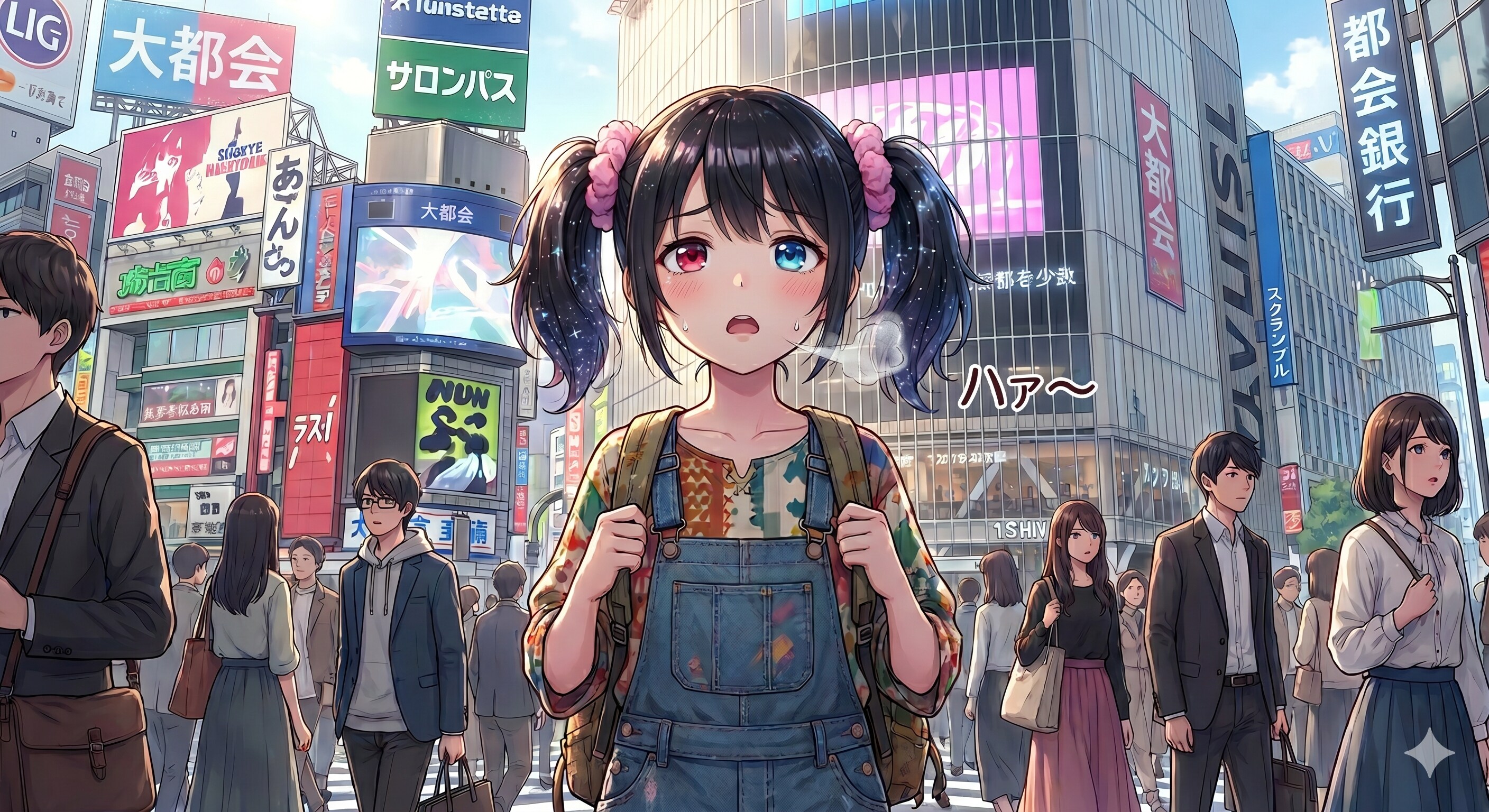 アケちゃんは、おのぼりさん😅