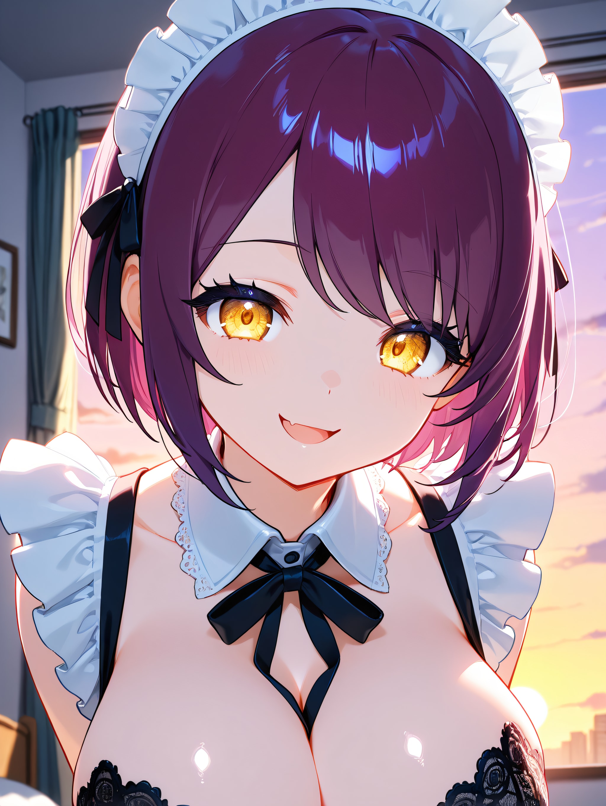 こんばんは（挨拶メイドの芽衣ちゃん）