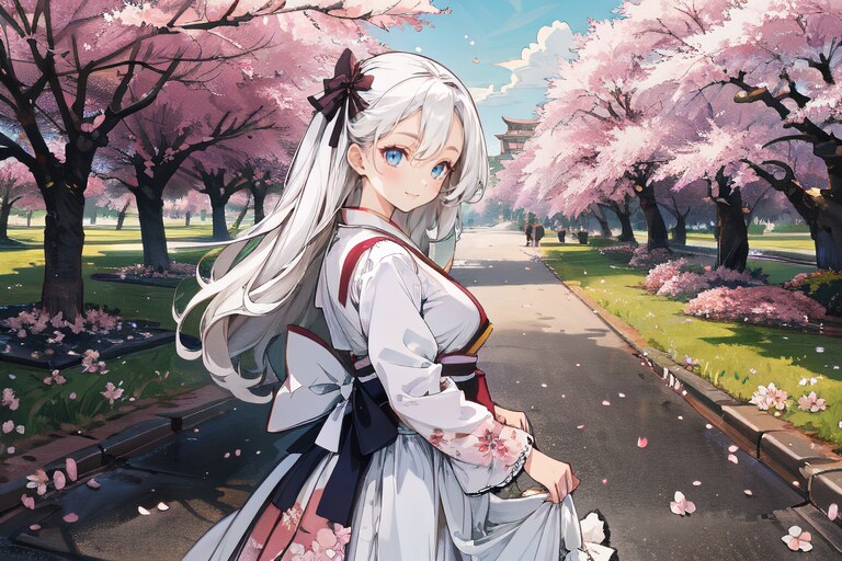 桜の下には