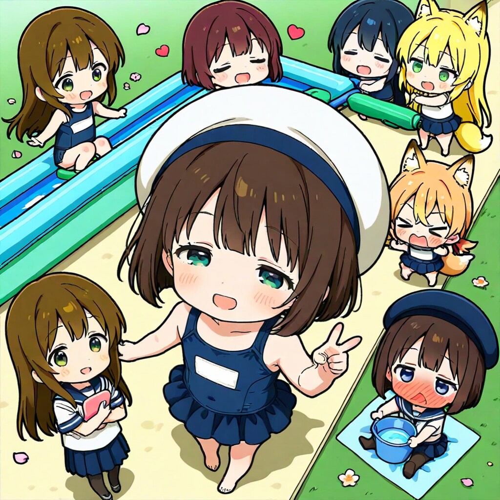 俺は、両手を合わせて握り 手の水鉄砲で遊ぶ。