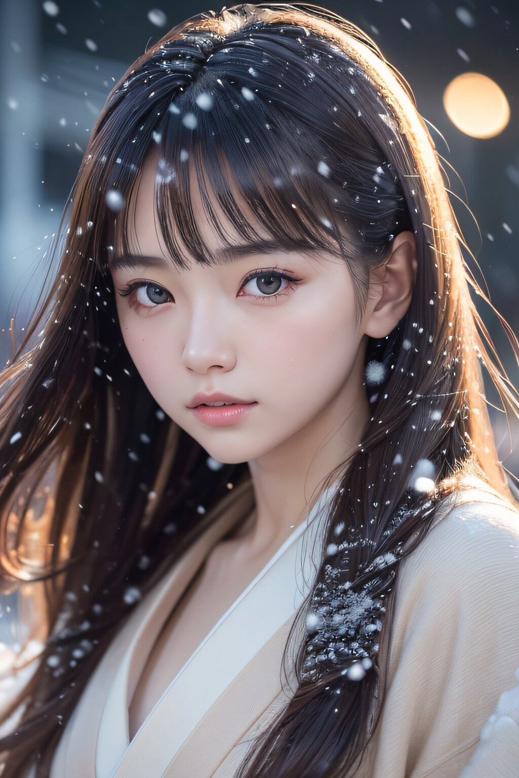 雪華舞う宵