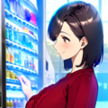 自販機の女性 11枚目