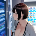 自販機の女性 7枚目