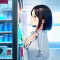 自販機の女性 10枚目