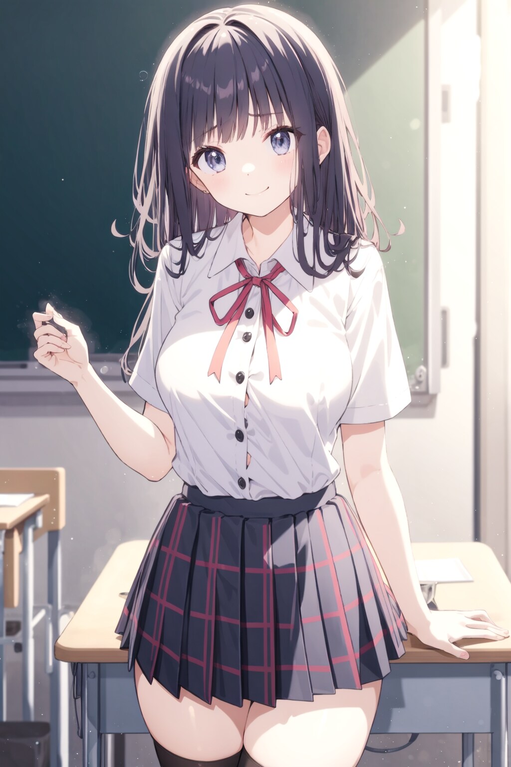 AQUAで黒髪ロングちゃん | の人気AIイラスト・グラビア