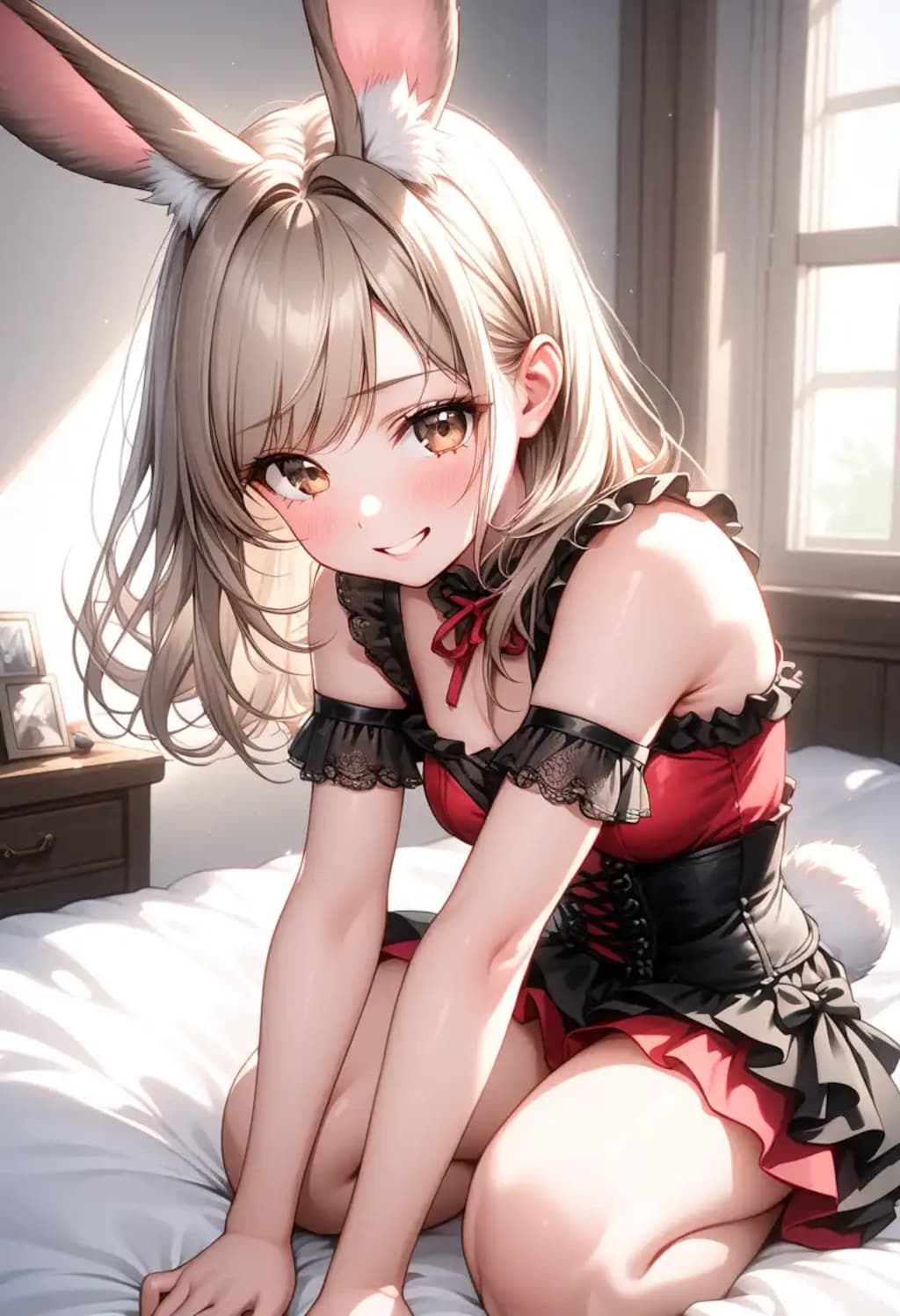 赤いうさぎ