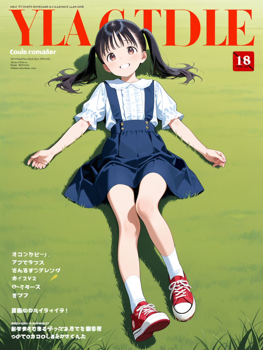 少女向けファッション雑誌の表紙チャレンジ...あれ？