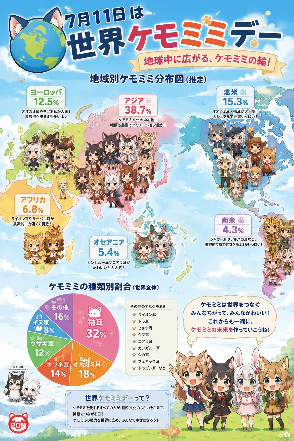 7月11日世界ケモミミデー