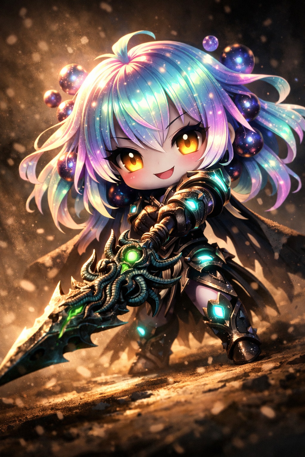 two-handed weapon, なら両手で握ってくれると聞いたのですが | の人気AIイラスト・グラビア