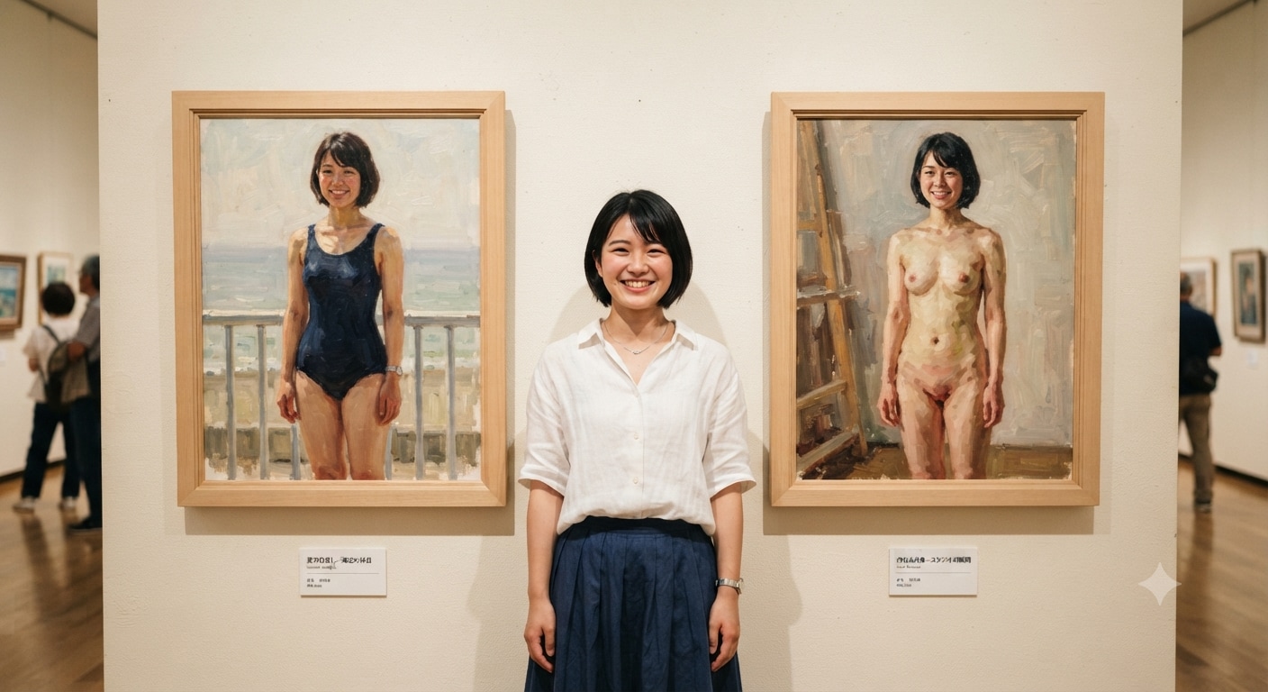 スク水とヌード展