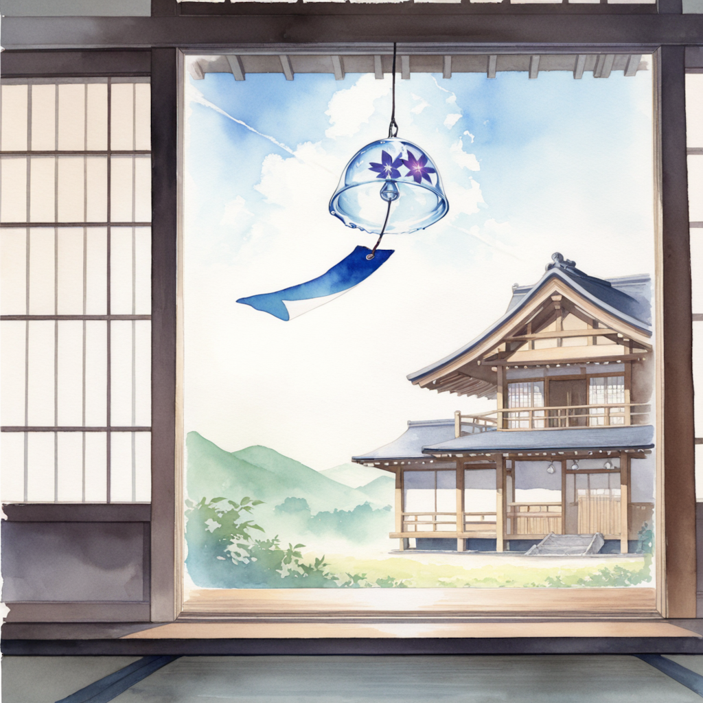 風鈴のある風景