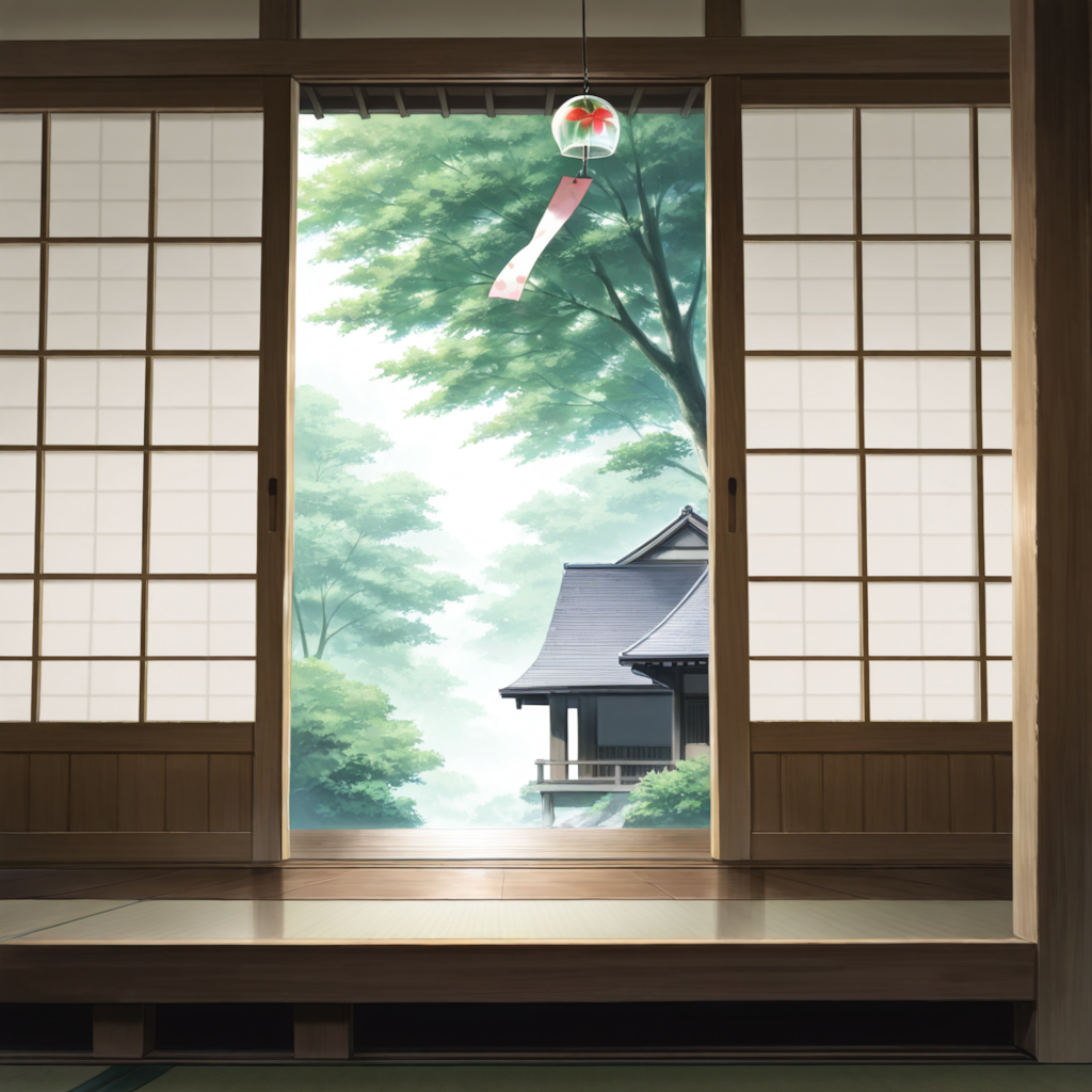 風鈴のある風景