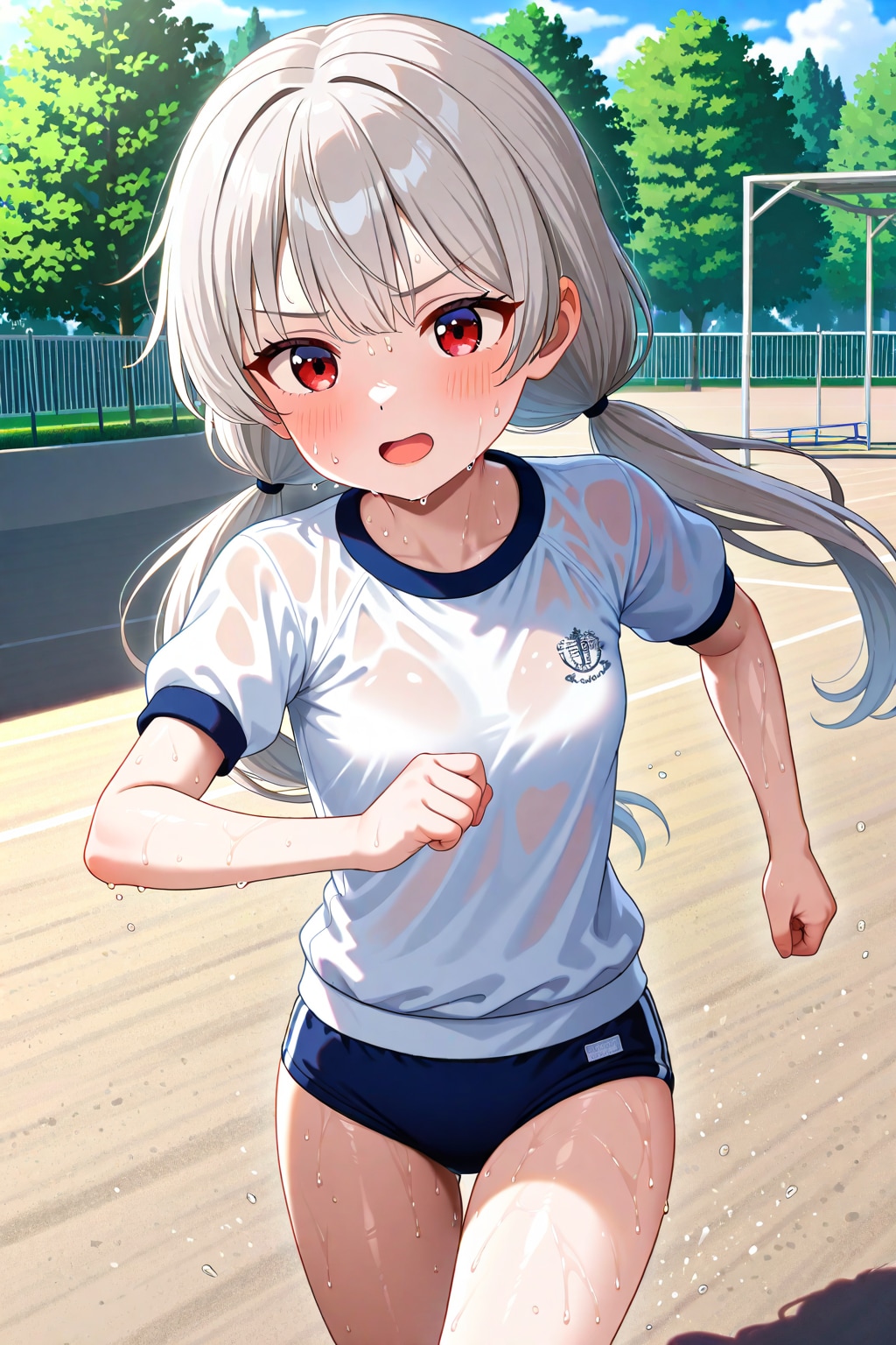 アイちゃんの汗