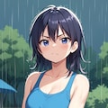【今日の腹筋】ゲリラ豪雨 2枚目