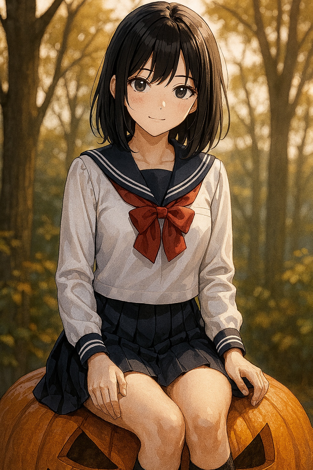 かぼちゃと少女 2