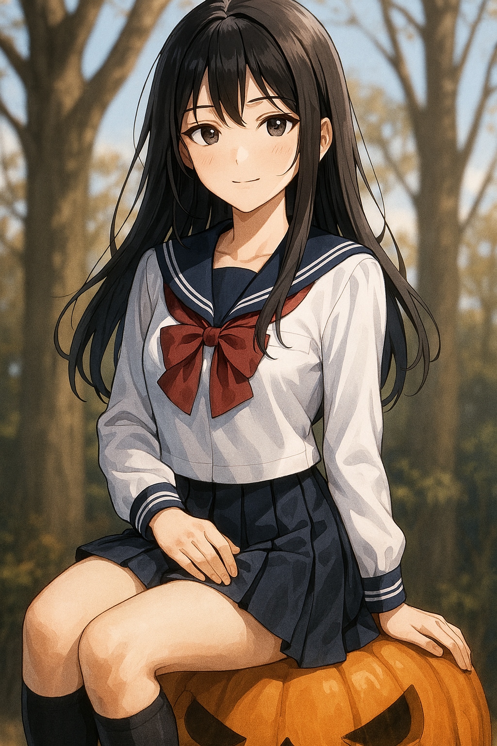 かぼちゃと少女 2