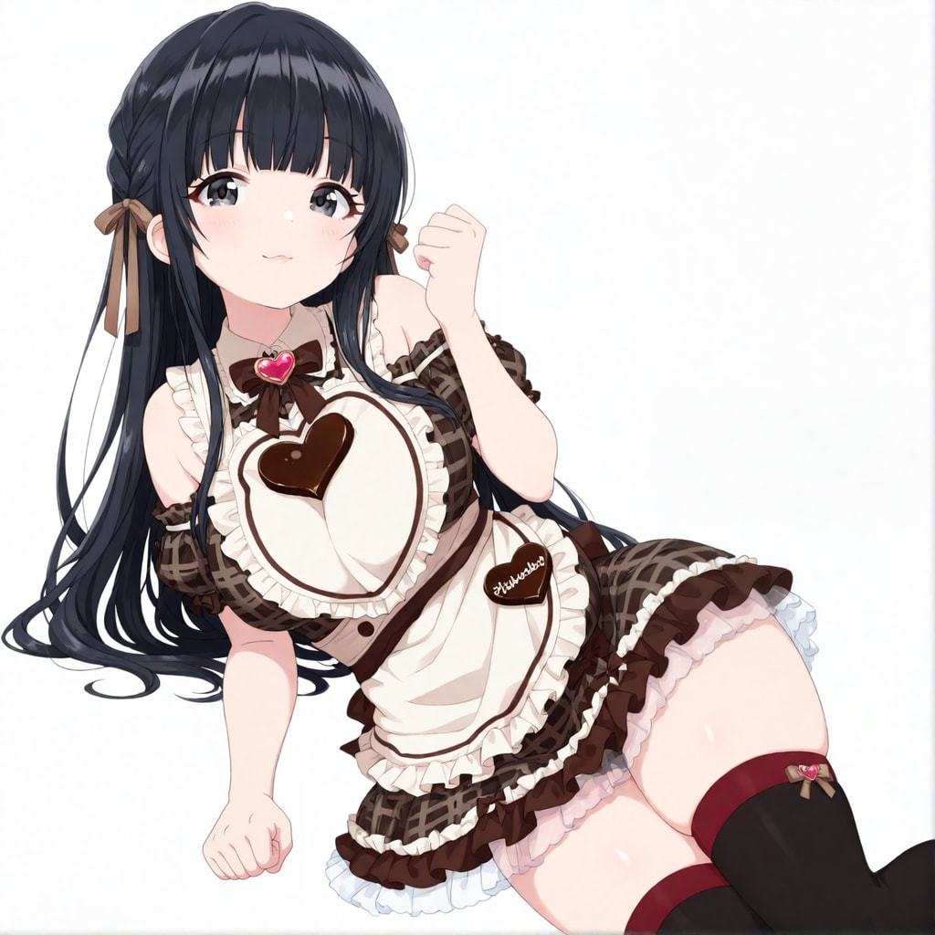 黒髪ロング