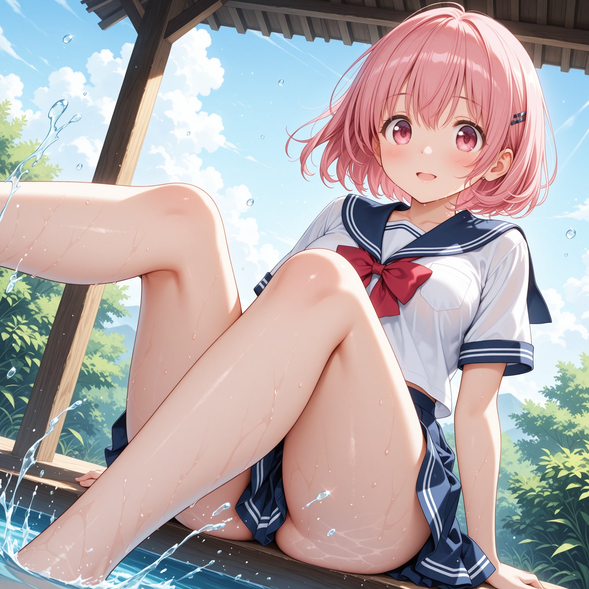 バシャバシャ