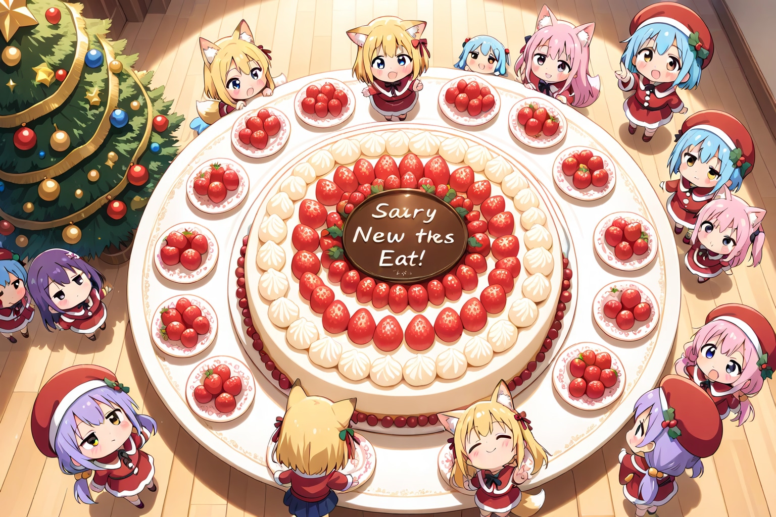 翻訳『おいしい新商品を食べよう！』だそうです。 | の人気AIイラスト・グラビア