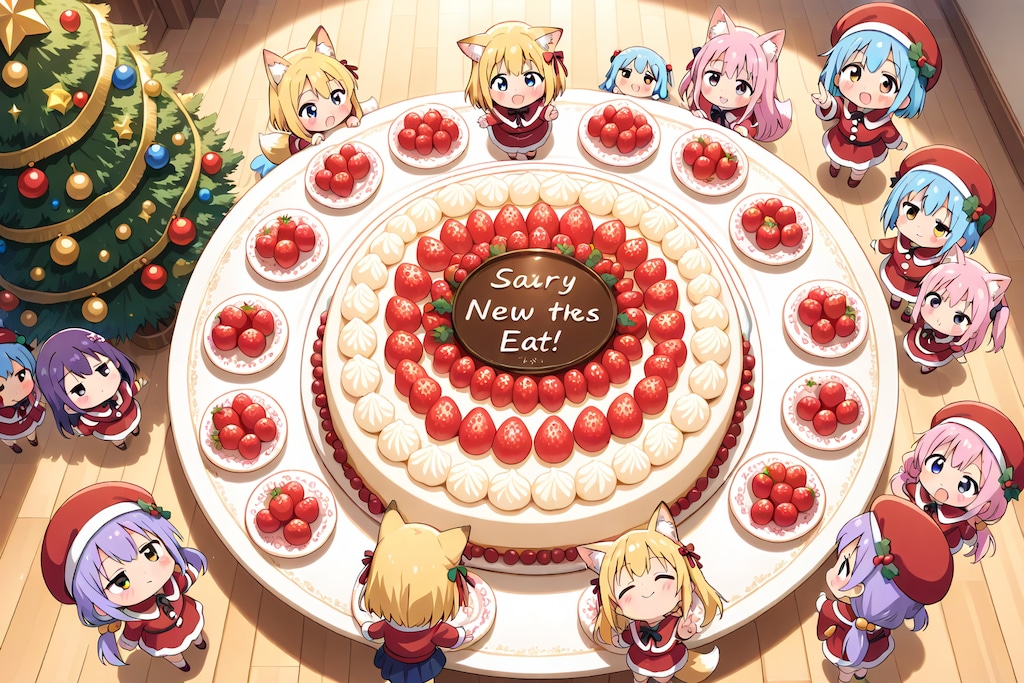 翻訳『おいしい新商品を食べよう！』だそうです。