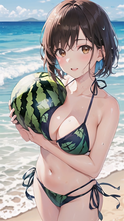 スイカが3玉💕