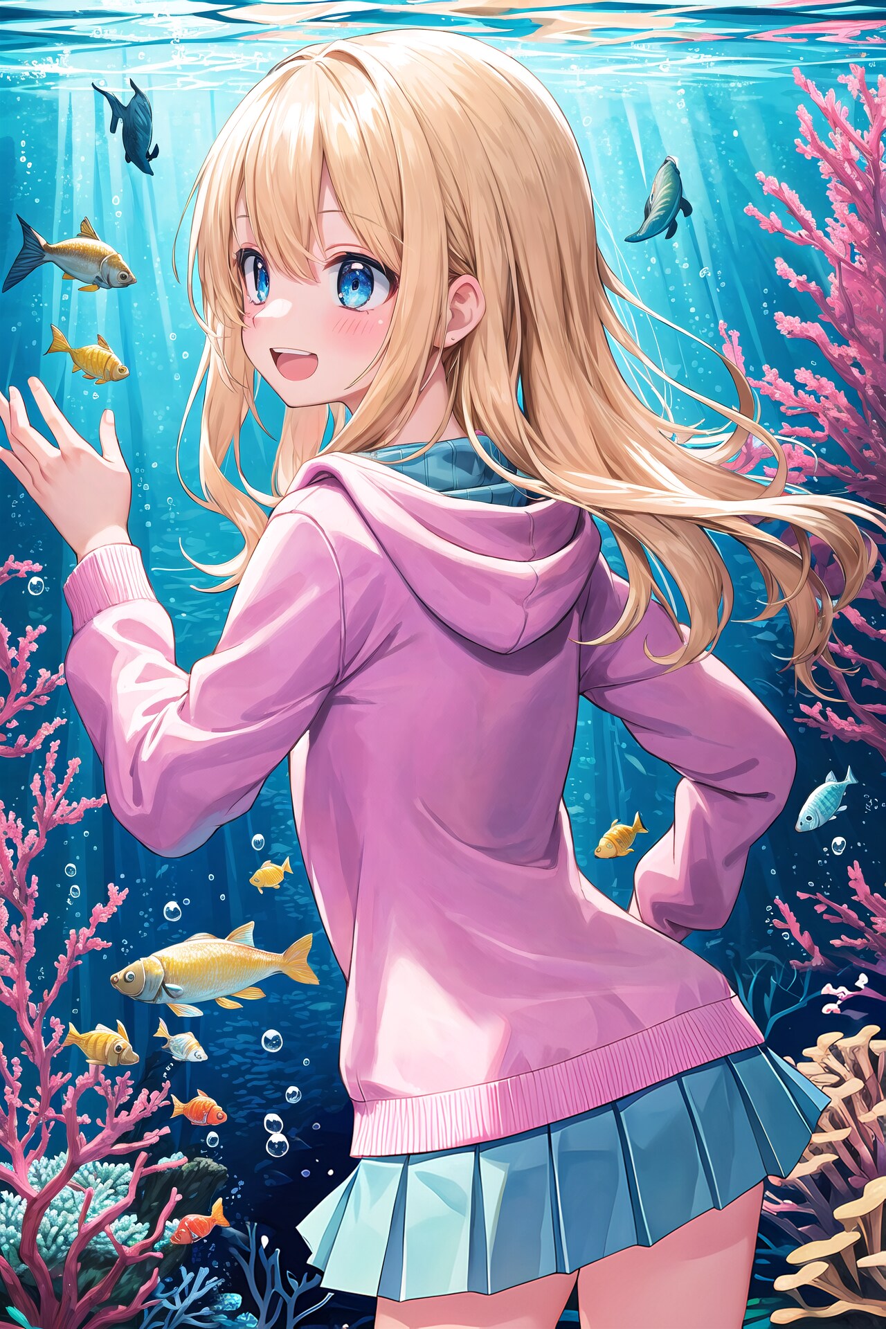 水族館デート(配布LoRA紹介)