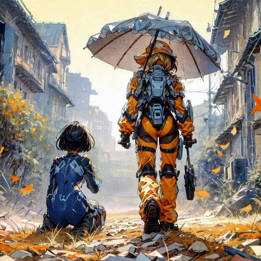 今日はパワードスーツ登校日