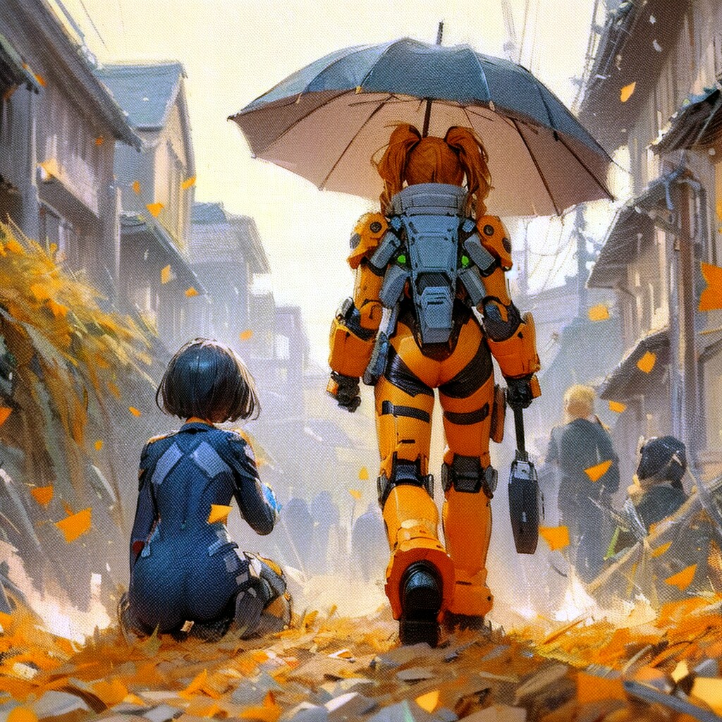 今日はパワードスーツ登校日