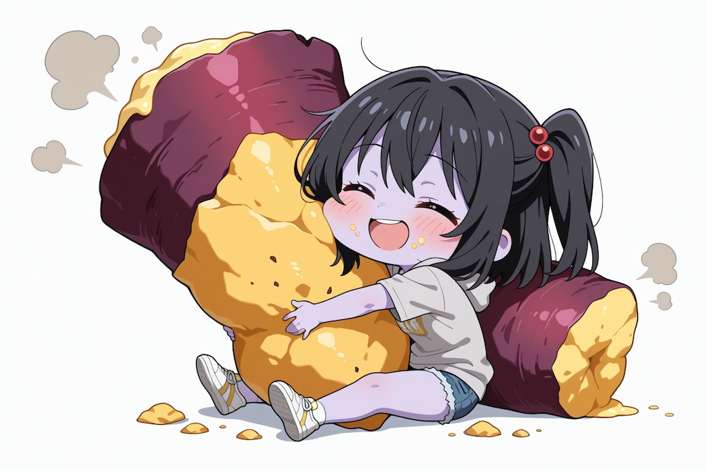 食欲の秋（焼き芋）
