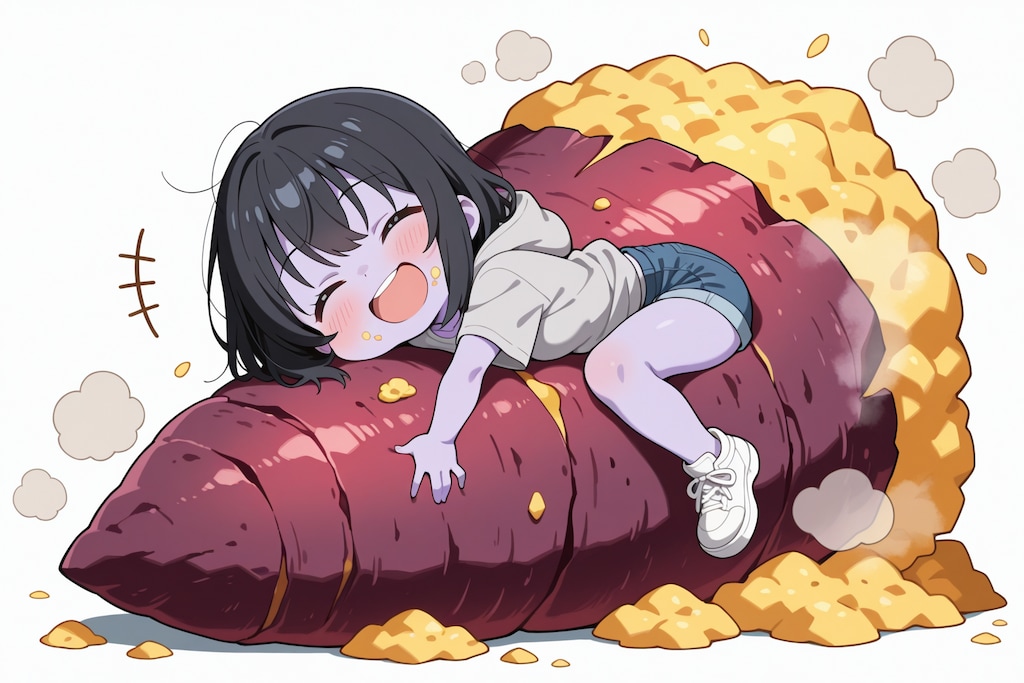 食欲の秋（焼き芋）
