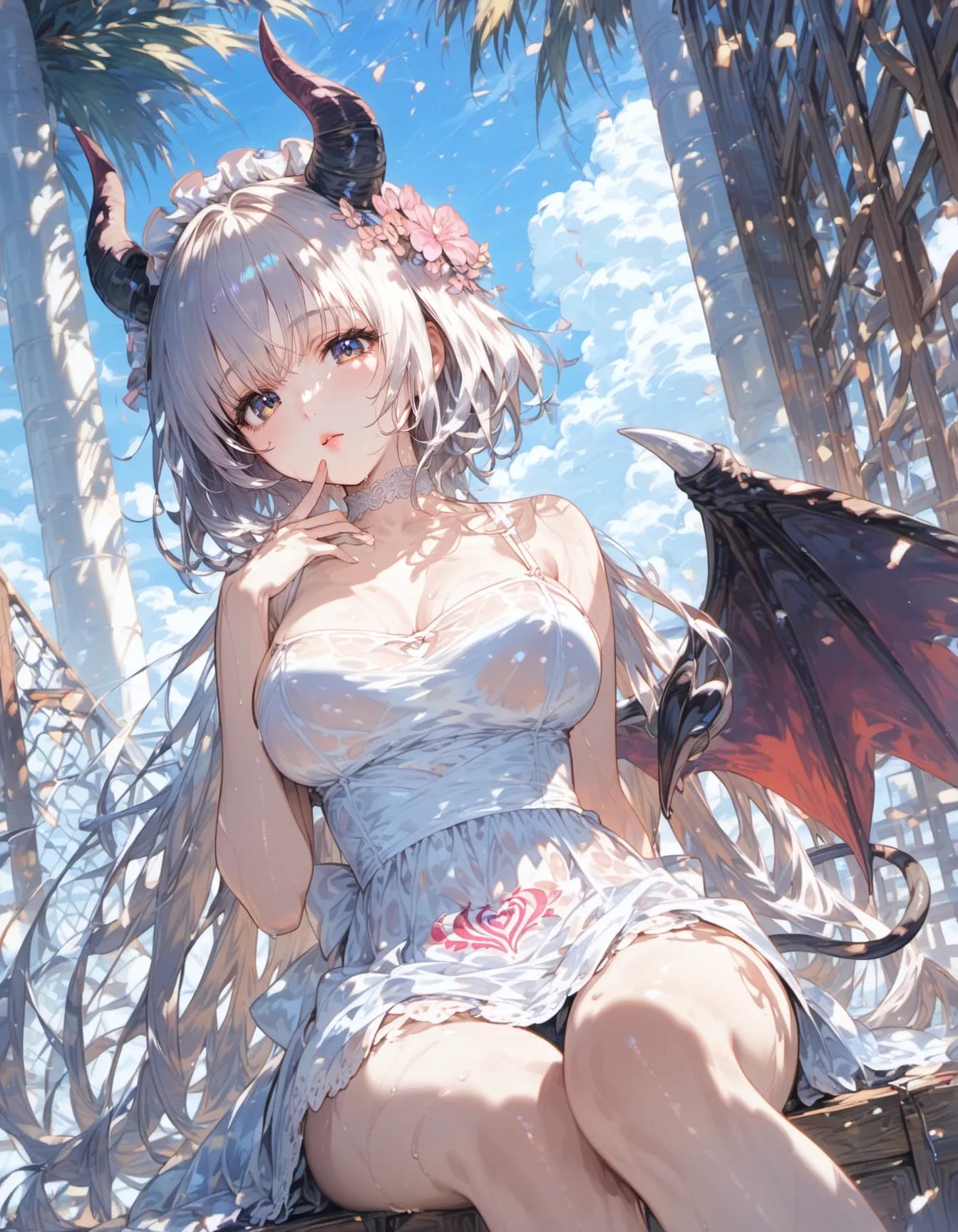 Tropical Dragon’s Respite | の人気AIイラスト・グラビア