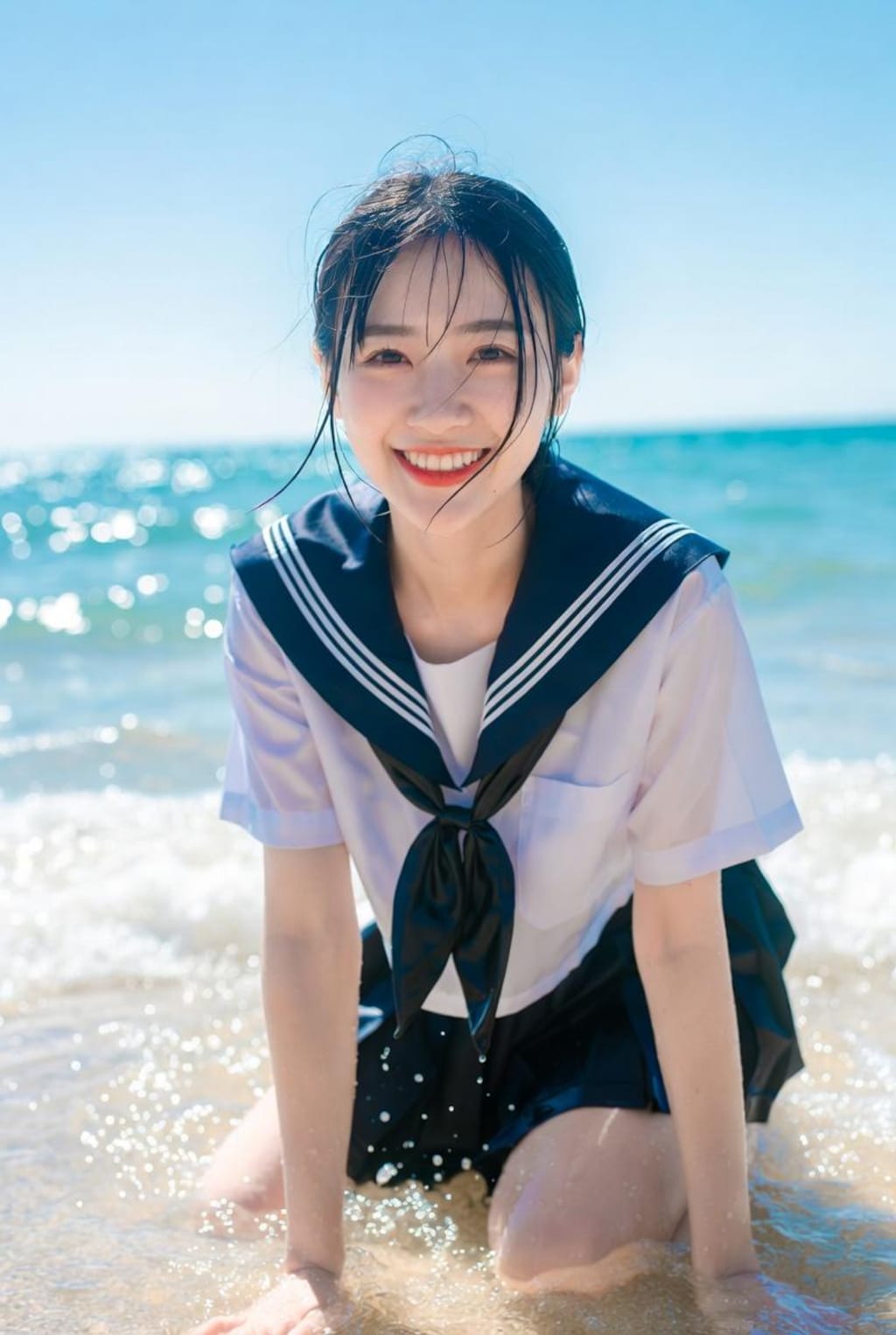 浜辺制服