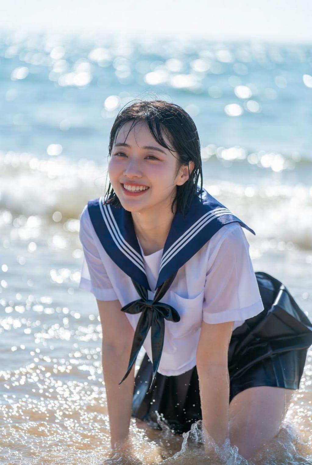 浜辺制服