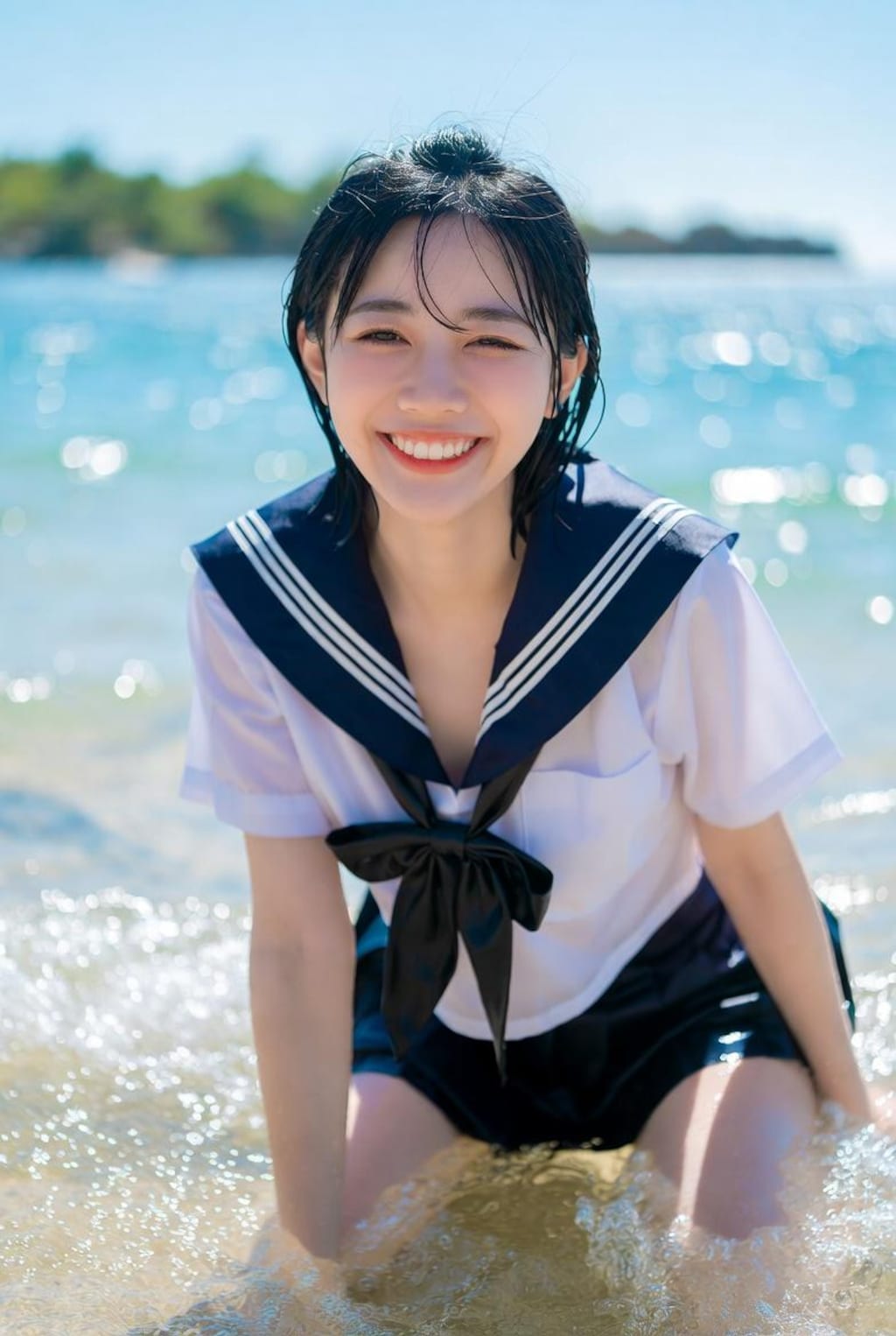 浜辺制服