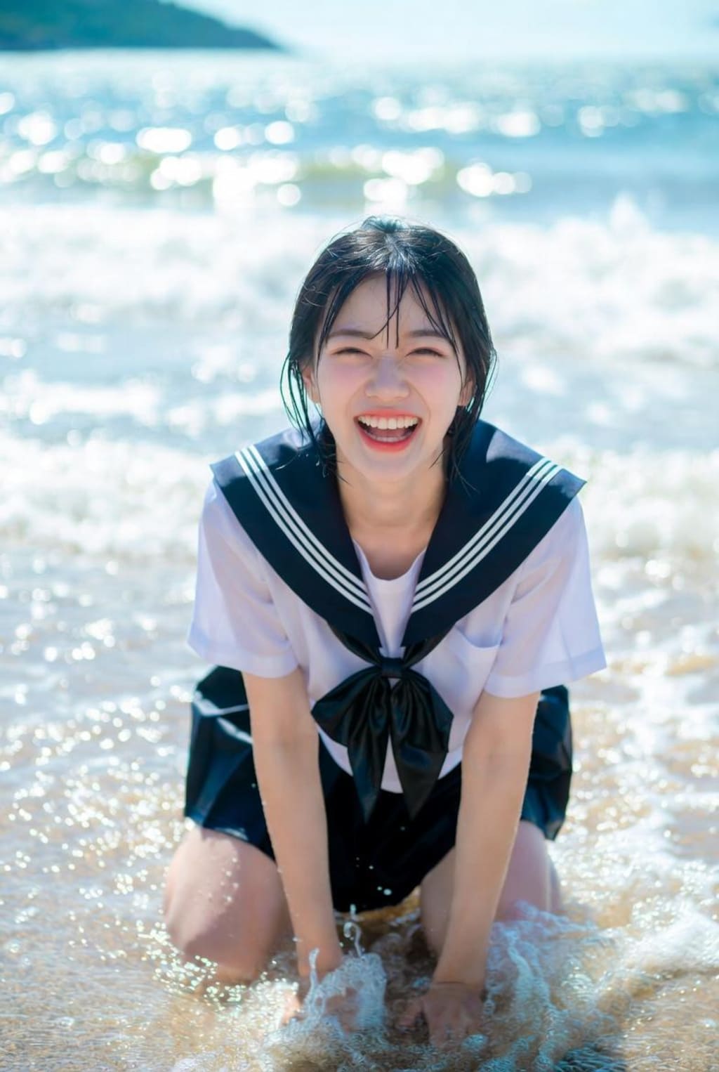 浜辺制服