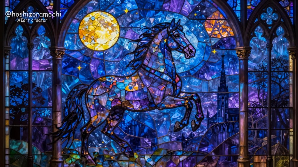 夜空と月の馬物語