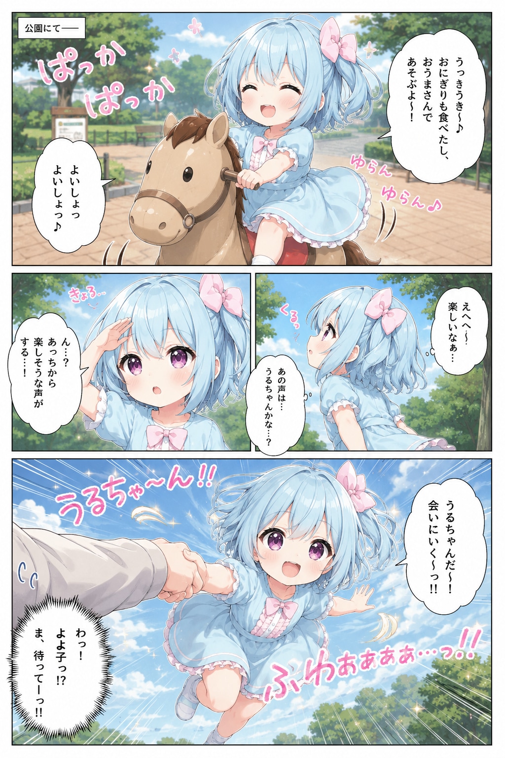 よよ子とうる子のお空の大冒険♪