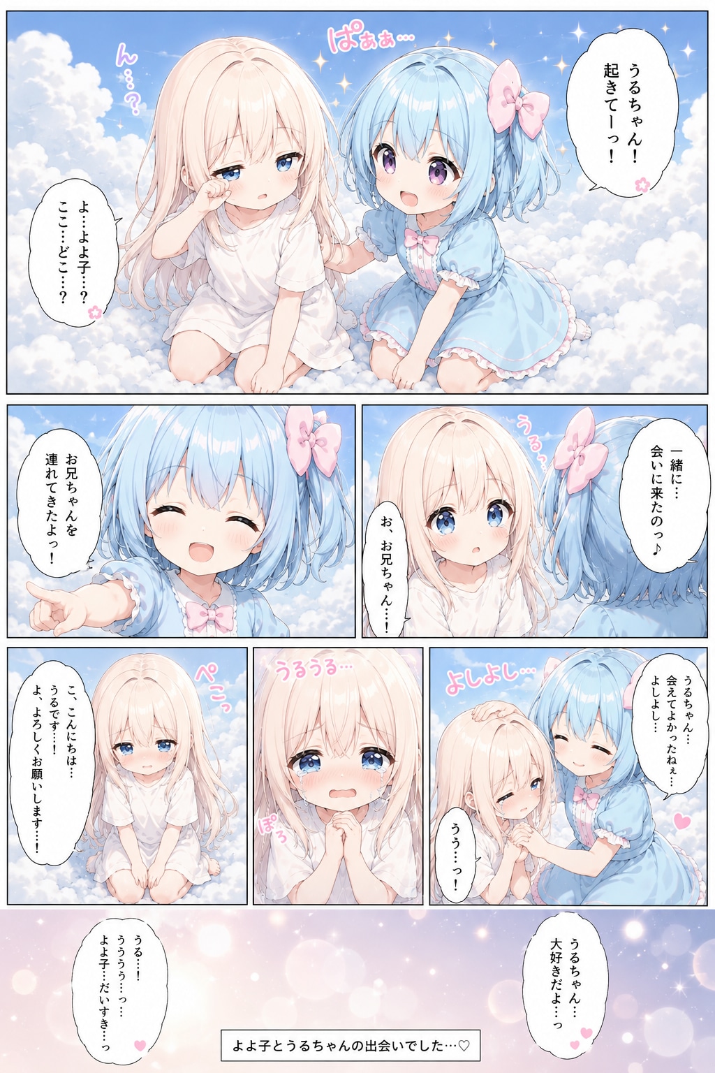 よよ子とうる子のお空の大冒険♪