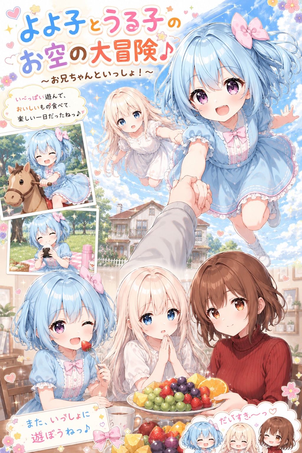 よよ子とうる子のお空の大冒険♪