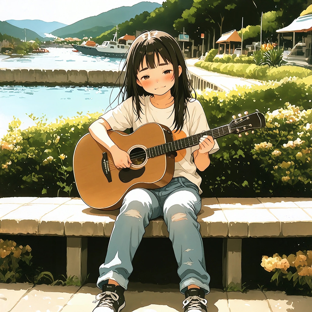 【港町の少女】フォークソング＋Fコード