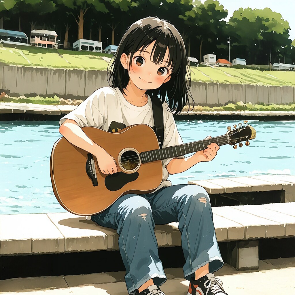 【港町の少女】フォークソング＋Fコード