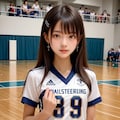 バレー少女 4枚目
