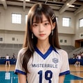バレー少女 2枚目