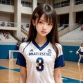 バレー少女 3枚目
